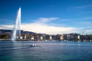 Genève et son jet d'eau